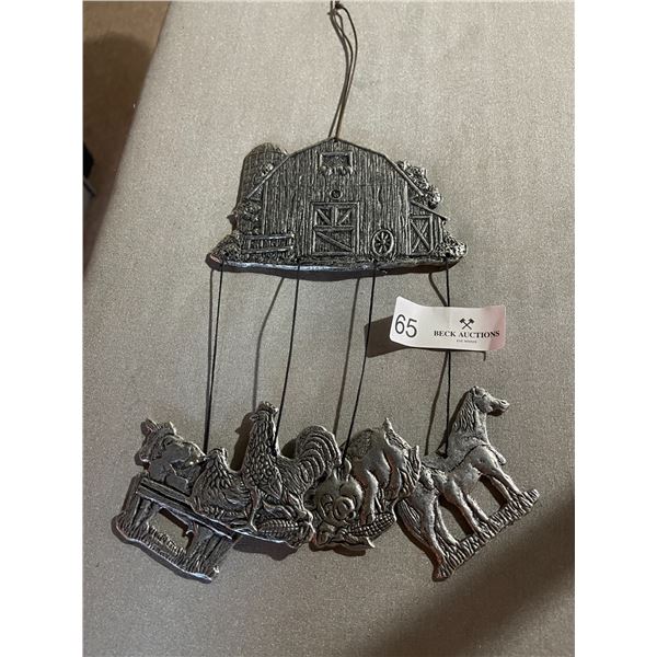 Barn And Animals Windchime