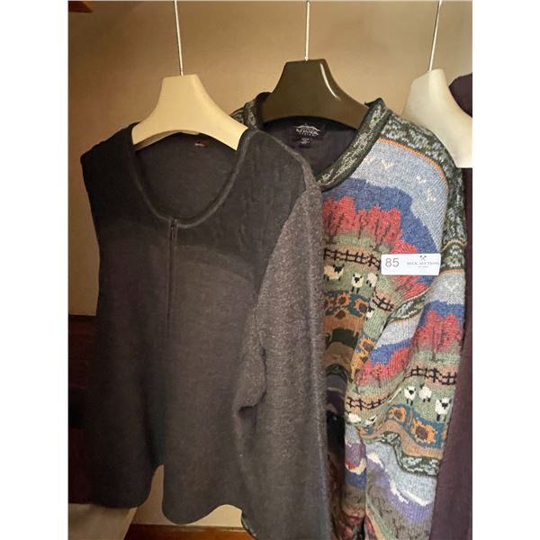 Two Fleece Sweaters Medium / Large
