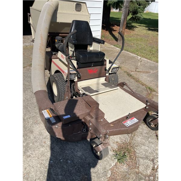 Grasshopper Zero Turn Riding Lawn Mower 584 Hrs 52 Inch Mower Deck Grass Collection System