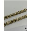 Image 2 : 18K White And Yellow Gold Chain 18" Stamped 750 15.8g