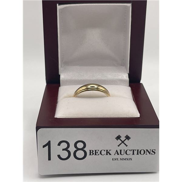 10K Rounded Gold Band 2.3g