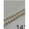 Image 2 : 18" Strand Of Cultured Pearls on Silk with 14K Clasp