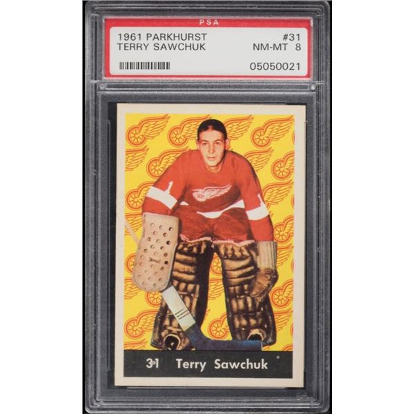 1961-62 Parkhurst #31 Terry Sawchuk (PSA 8)