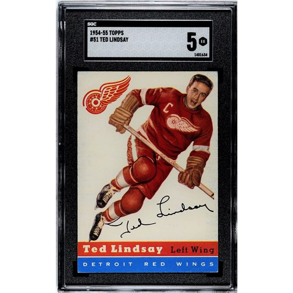 1954-55 Topps #51 Ted Lindsay (SGC 5)