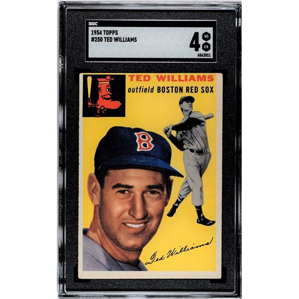 1954 Topps #250 Ted Williams (SGC 4)