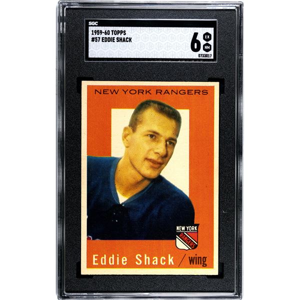 1959-60 Topps #57 Eddie Shack (SGC 6)