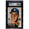 Image 1 : 1953 Topps #147 Warren Spahn (SGC 2.5)