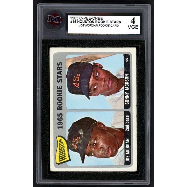 1965 O-Pee-Chee #16 Joe Morgan RC (KSA 4)