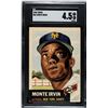 Image 1 : 1953 Topps #62 Monte Irvin (SGC 4.5)