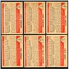 Image 2 : Lot of 6 x 1953 Bowman B & W Baseball Cards