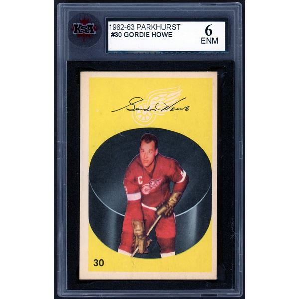1962-63 Parkhurst #30 Gordie Howe (KSA 6)