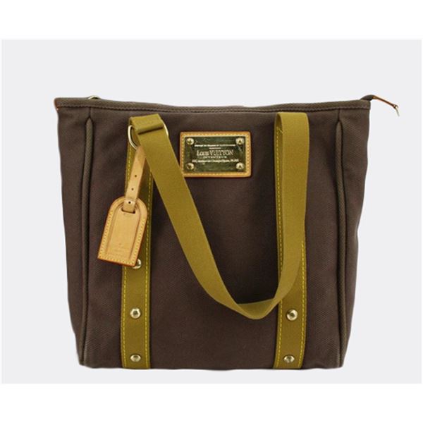 Louis Vuitton Brown Toile Canvas Cabas Antigua MM Tote Bag