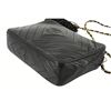 Image 4 : Chanel Black Chevron Quilted Lambskin Leather Camera Fringe Crossbody Bag
