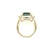 Image 4 : 5.50 ctw Emerald and Diamond Ring - 14KT Yellow Gold