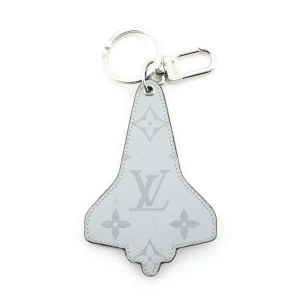 Louis Vuitton Mascot Rocket Bag Charm and Key Holder Printed Leather Multicolor