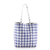 Image 3 : Balenciaga Everyday Tote Bag Printed Leather Small Blue, Print, White