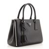 Image 2 : Prada Galleria Double Zip Tote Saffiano Leather Small