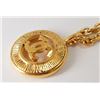 Image 8 : Chanel Gold-tone Metal CC Logo Sunburst Pendant Necklace