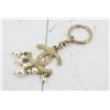 Image 1 : Chanel Gold-tone CC Logo Pearl Key Chain