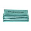 Image 4 : Balenciaga Blue Leather Logo Trifold Wallet