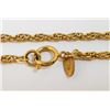 Image 3 : Chanel Vintage Gold-tone Metal 31 Rue Cambon Medallion on Long Double Link Chain