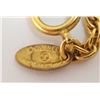 Image 4 : Chanel Vintage Gold-tone Metal 31 Rue Cambon Medallion on Long Double Link Chain