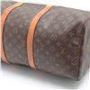 Image 3 : Louis Vuitton Brown Monogram Canvas Leather Keepall 50 cm Duffle Bag