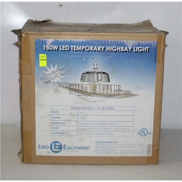 150W LED TEMPORARY HIGHBAY LIGHT