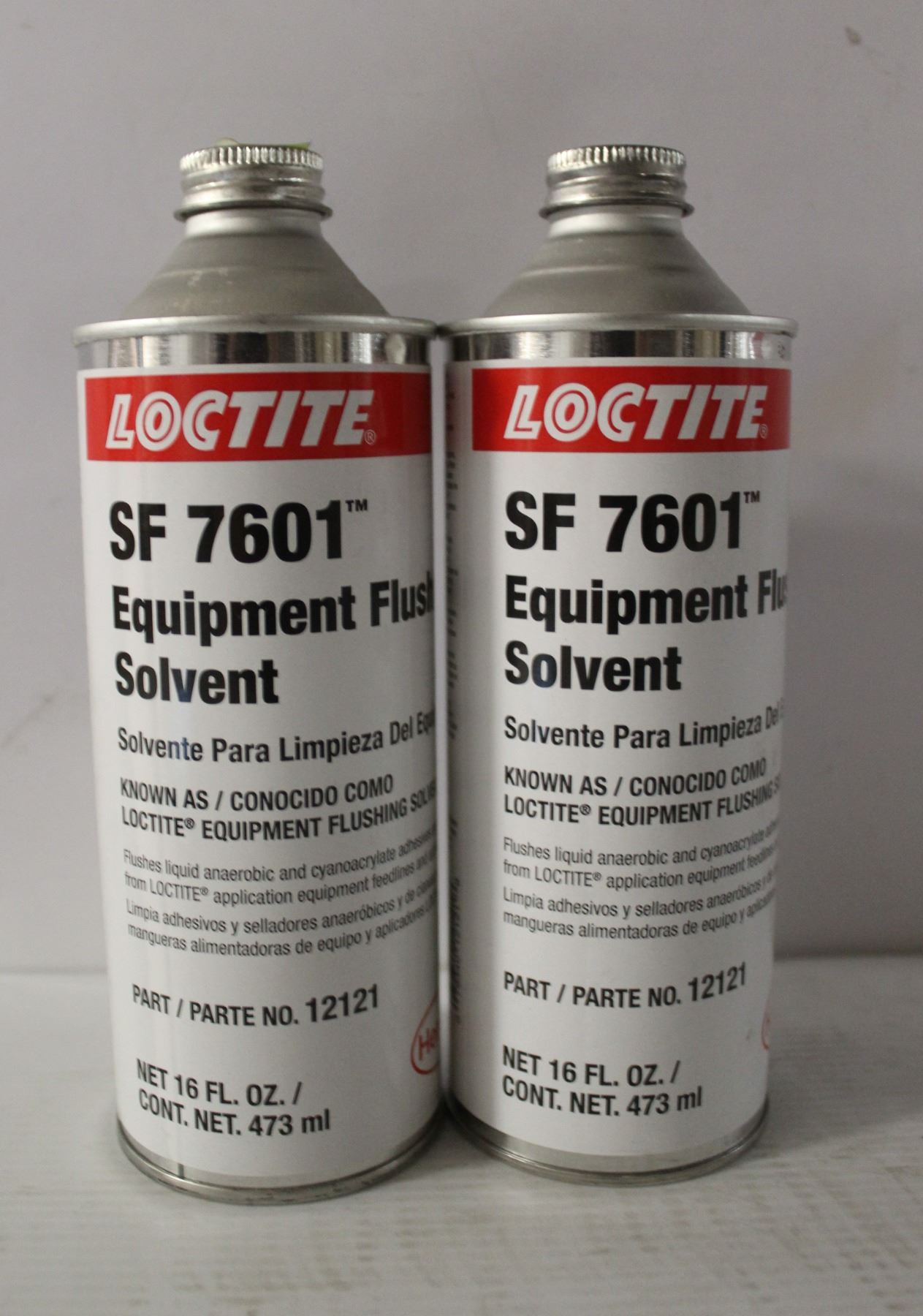 2 LOCTITE SF 7601 EQUIPMENT FLUSHING SOLVENT