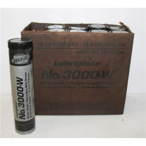 9 TUBES OF LUBRIPLATE NO. 3000-W MOLY GREASE