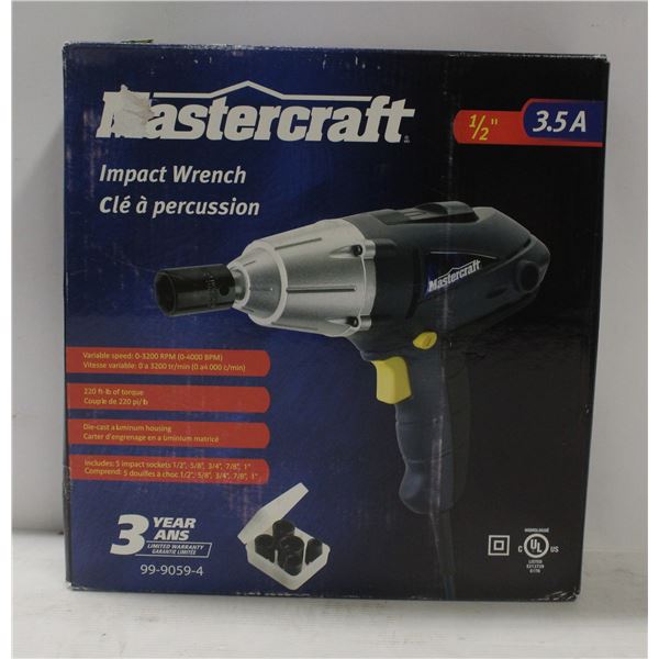 NEW MASTERCRAFT IMPACT WRENCH