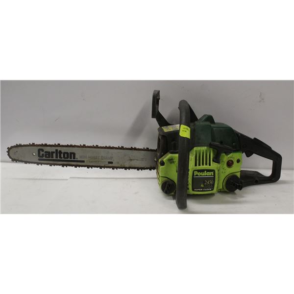 POULAN 2450 GAS POWERED CHAINSAW