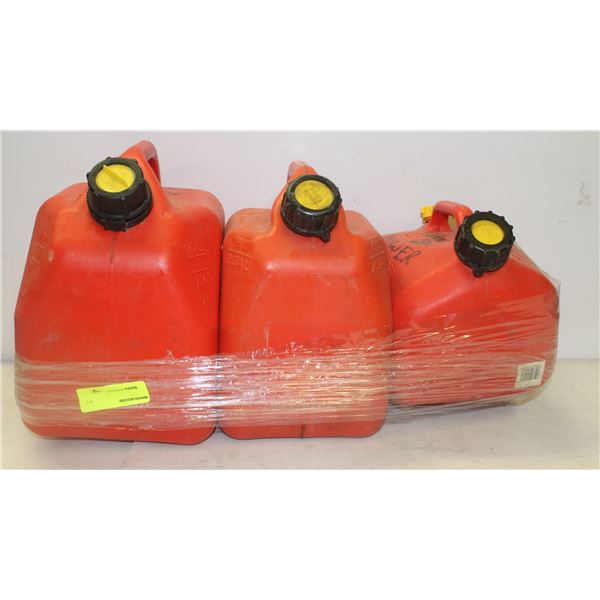 BUNDLE OF JERRY CANS 5L, 8L, 10L