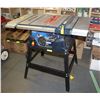 Image 1 : MASTERCRAFT 10" TABLE SAW W/ DUAL EXTENSION WINGS