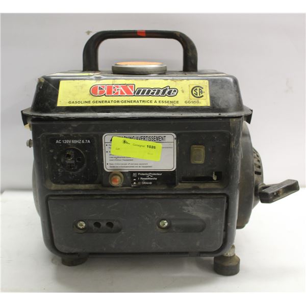 GENMATE GASOLINE GENERATOR 50L