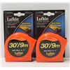 Image 1 : PAIR OF LUFKIN 30' TAPE MEASURE