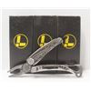 LOT OF 3 LEATHERMAN SKELETOOL STAINLESS STEEL