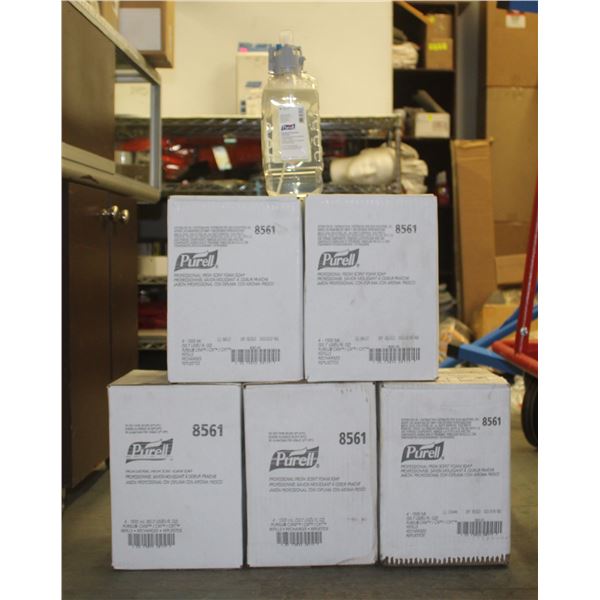 5 CASES OF PURELL PRO. FRESH SCENT FOAM SOAP