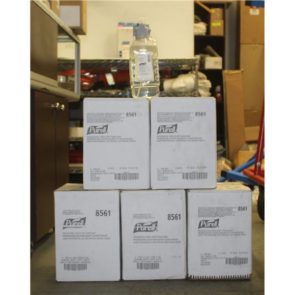 5 CASES OF PURELL PRO. FRESH SCENT FOAM SOAP