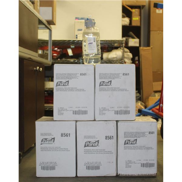 5 CASES OF PURELL PRO. FRESH SCENT FOAM SOAP