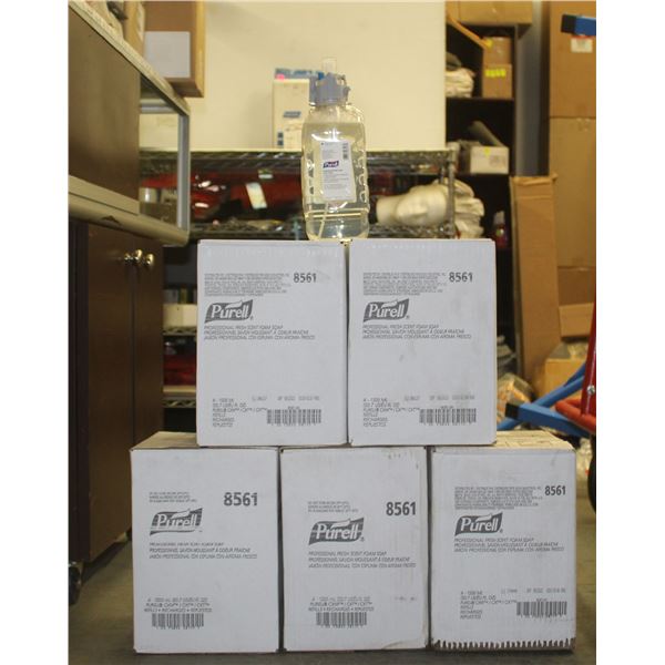 5 CASES OF PURELL PRO. FRESH SCENT FOAM SOAP