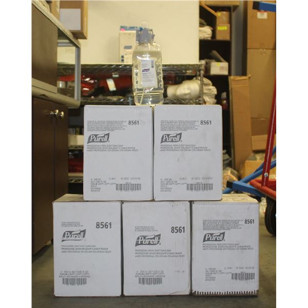 5 CASES OF PURELL PRO. FRESH SCENT FOAM SOAP