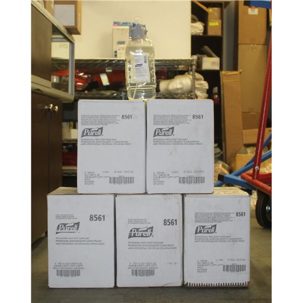 5 CASES OF PURELL PRO. FRESH SCENT FOAM SOAP