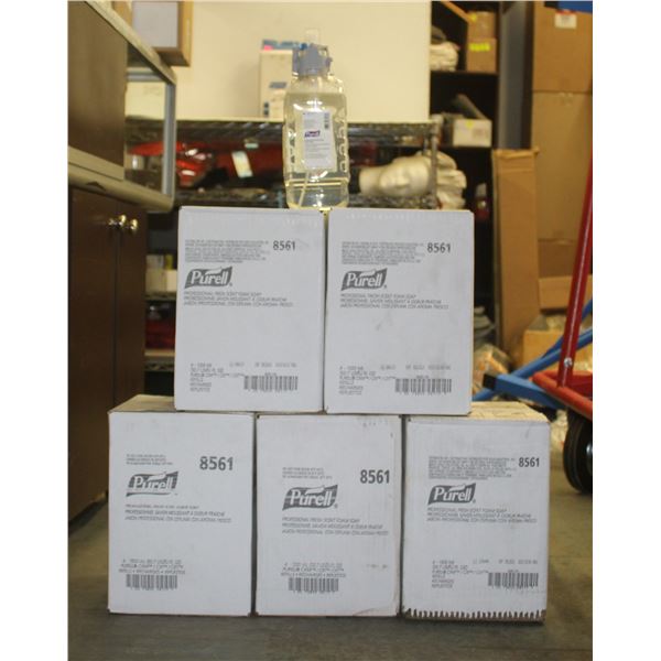 5 CASES OF PURELL PRO. FRESH SCENT FOAM SOAP