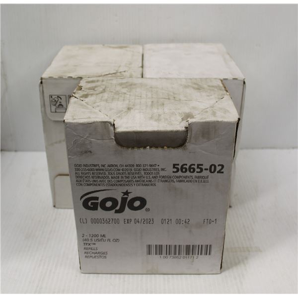 3 CASES OF GOJO FOAM HAND CLEANER