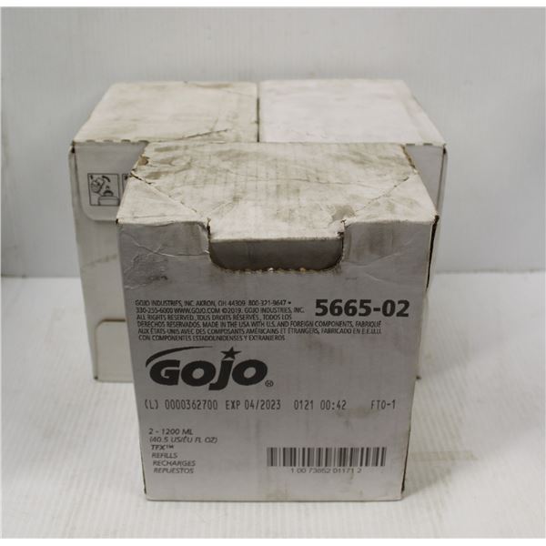 3 CASES OF GOJO FOAM HAND CLEANER