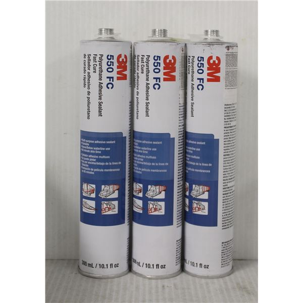 PAIR OF 3M 550 FC POLYURETHANE ADHESIVE SEALANT