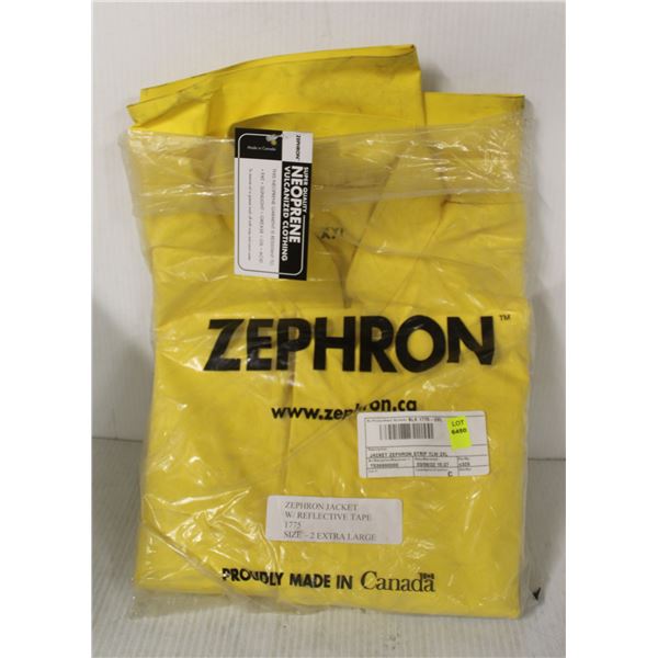 ZEPHRON JACKET W/REFLECTIVE TAPE 2XL