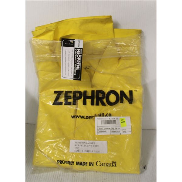 ZEPHRON JACKET W/REFLECTIVE TAPE 2XL