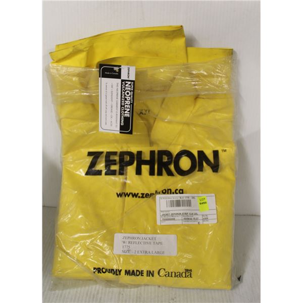 ZEPHRON JACKET W/REFLECTIVE TAPE 2XL